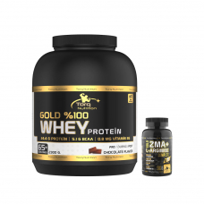 GOLD %100 WHEY PROTEİN 2300 GR + ZMA+L-ARGININE 90 KAPSUL