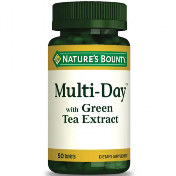 Nature's Bounty Multi-Day with Green Tea 50 Tablet