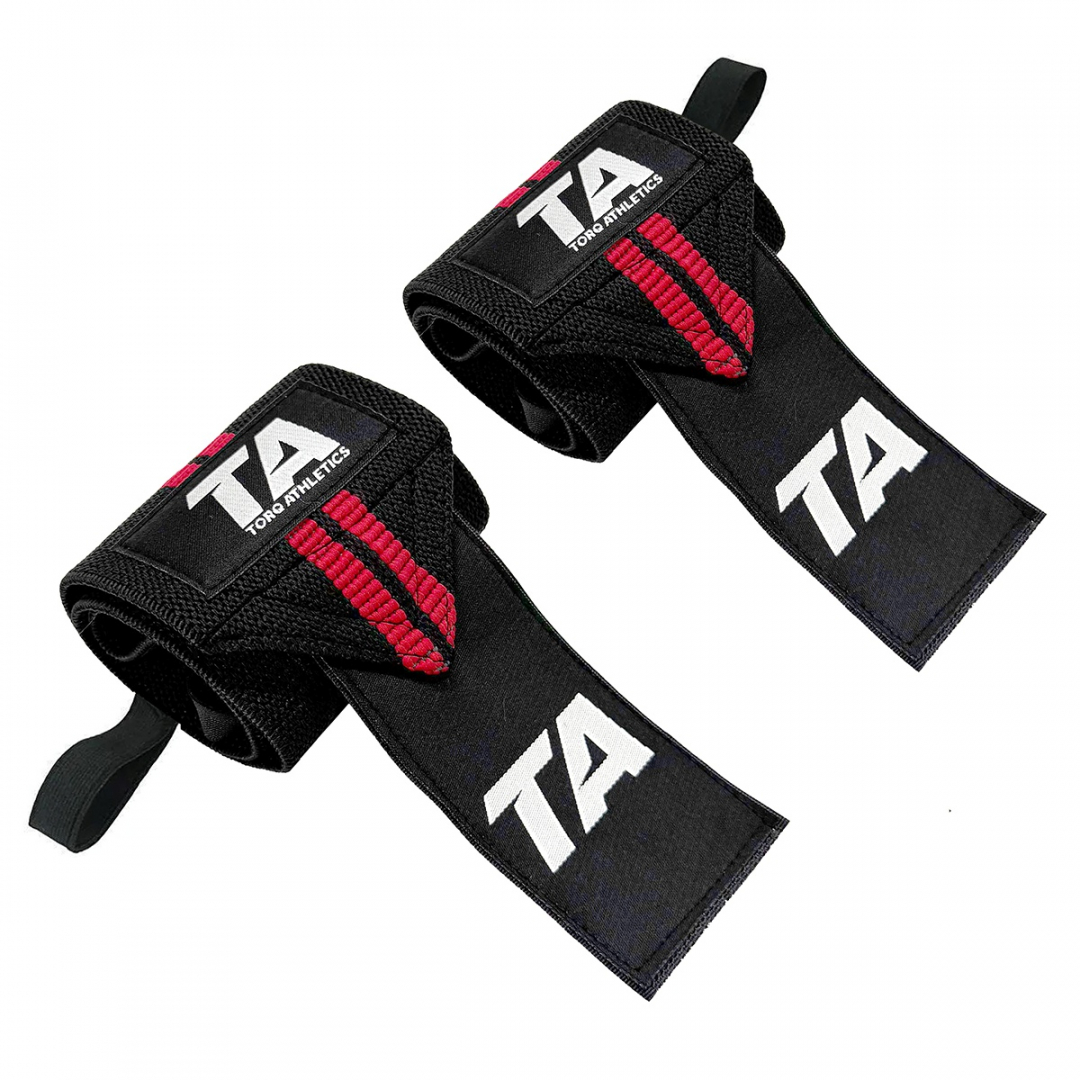 Torq Athletics Pro Wrist Wraps  Siyah Kırmızı 