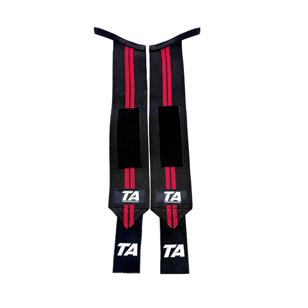 Torq Athletics Pro Wrist Wraps  Siyah Kırmızı 