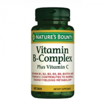 Nature's Bounty Vitamin B-Complex Plus Vitamin-C 60 Tablet