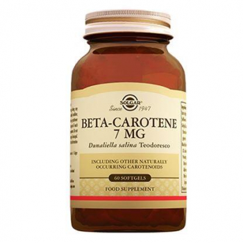 Solgar Beta Carotene 7 mg 60 Kapsül