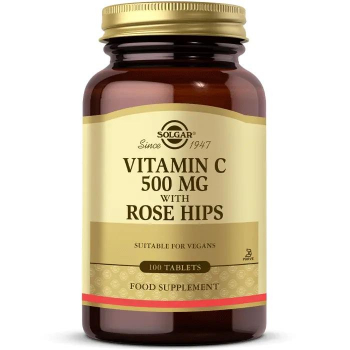 Solgar Vitamin C with Rose Hips 500 mg 100 Tablet
