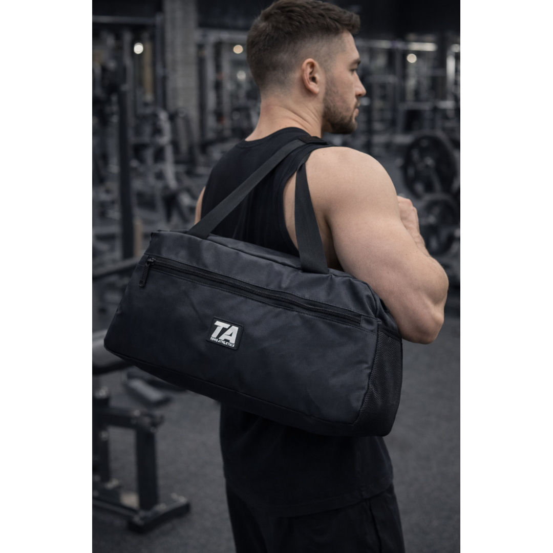 Torq Athletics Spor Silindir Çanta Siyah 