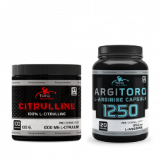 CITRULLINE %100 L-Citrulline + ARGITORQ L-ARGININE CAPSULE 1250 