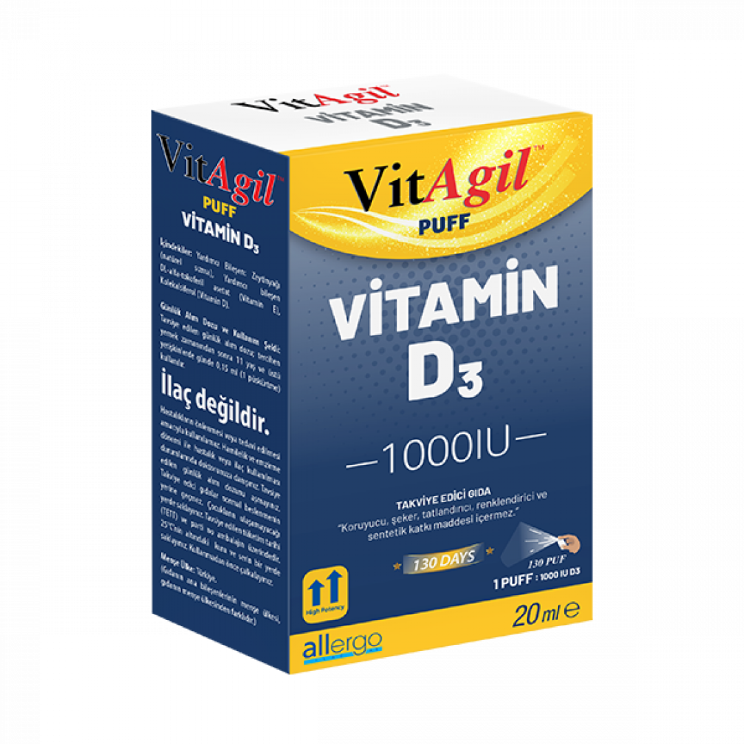 VitAgil Puff Vitamin D3 (1000IU)
